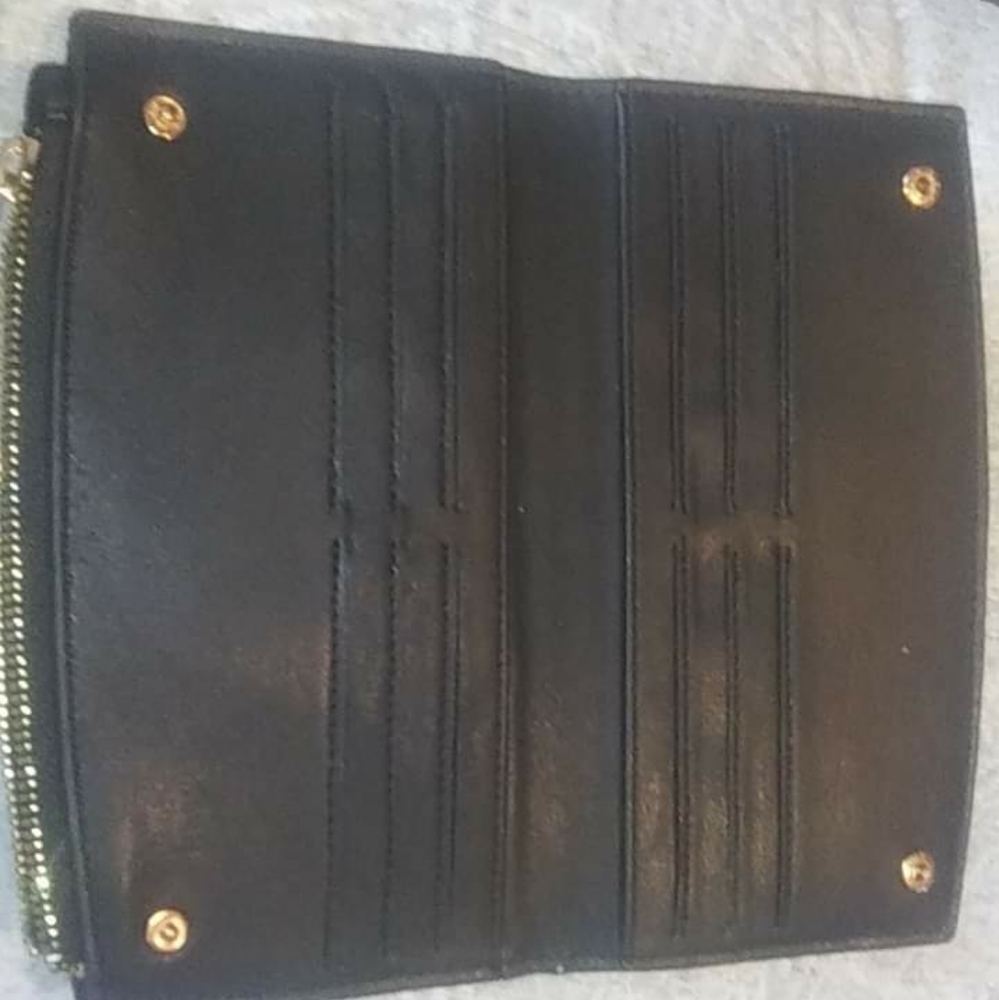 White splash dot women wallet